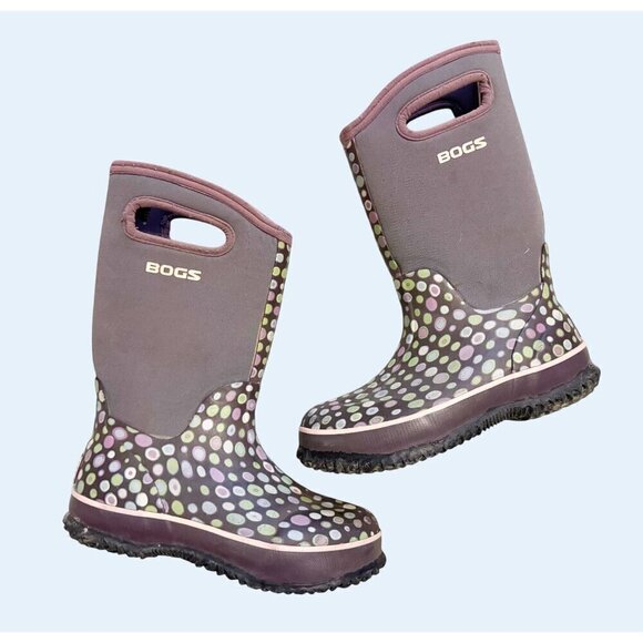 BOGS Kids Youth Insulated Waterproof Outdoor Winter Boots Sz 3 - Picture 1 of 8